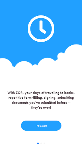 Android application ZQR screenshort