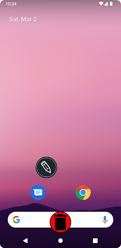 Android application Draw Any Where screenshort