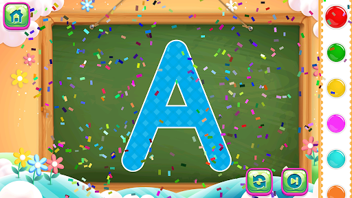 Screenshot of Numbers, ABC, Spelling Tracing