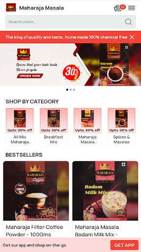 Android application Maharaja Masala screenshort