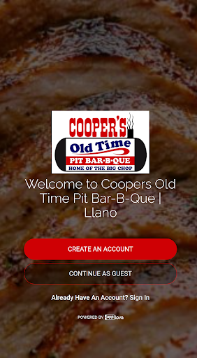 Android application Coopers Old Time Pit Bar-B-Que screenshort
