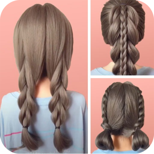 Easy hairstyles step by step  Icon