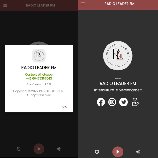 LEADER FM logo