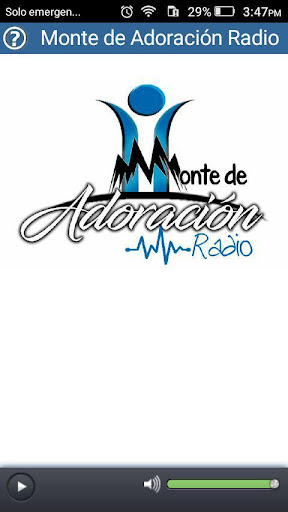 Android application Monte de Adoración Radio screenshort