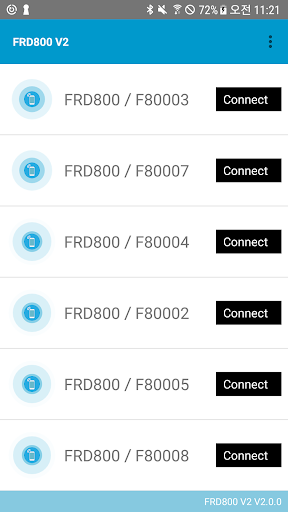 Android application FRD800 screenshort