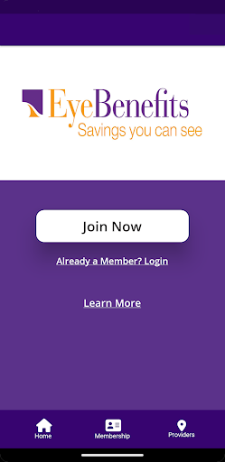 Android application EyeBenefits screenshort