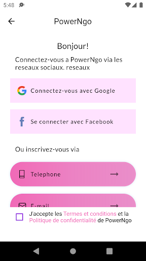 Android application PowerNgo screenshort