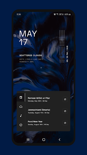 Android application Exquigets for KWGT screenshort