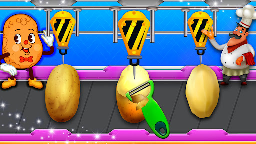 Android application Potato Fries Chips Maker Games screenshort