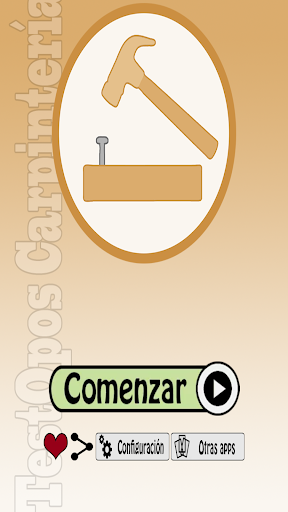 Android application TestOpos Carpintería screenshort