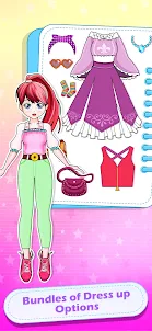 Anime Paper Doll Dress up Game