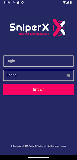 Android application SniperX screenshort