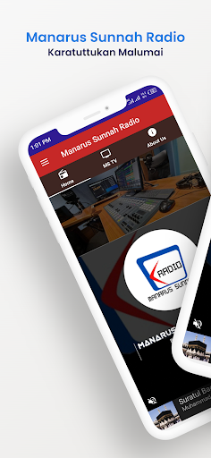 Android application Manarus Sunnah Radio screenshort
