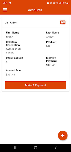 Beneficial State Auto Loan Pay Screen 2