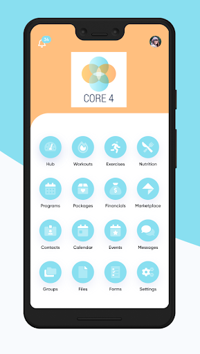 Android application CORE 4 screenshort