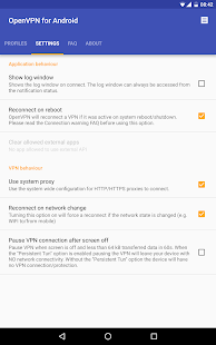 OpenVPN für Android Captura de pantalla