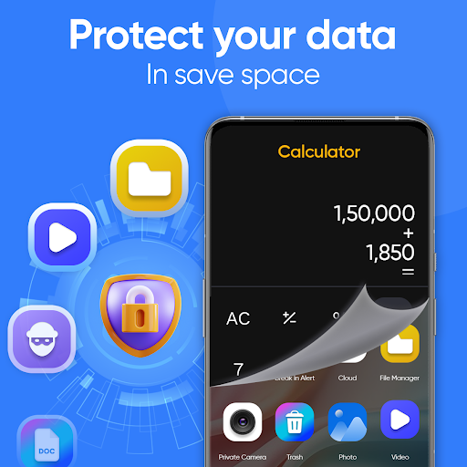 Calculator: Photo Vault, Video Screen 2