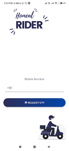 Android application Homeal Rider screenshort