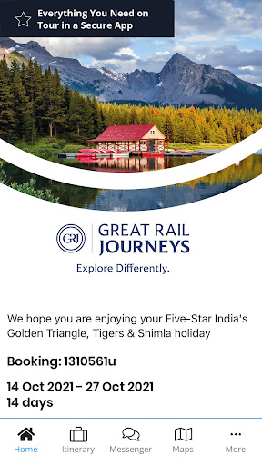 Great Rail Journeys On-Tour Screen 2