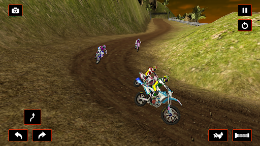 Android application Dirt Bike Racing Motocross Gam screenshort