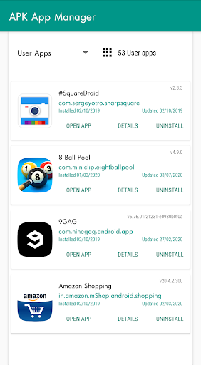 Android application All Application Manager | APK screenshort