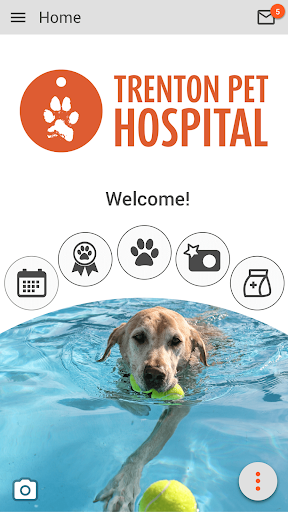 Android application Trenton Pet Hospital screenshort