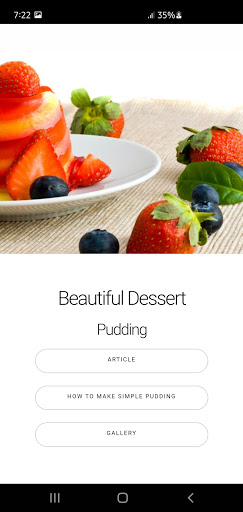 Android application Pudding Maker - Cooking Guide screenshort