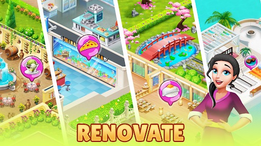 Merge Restaurant: Makeover - Simulation - games