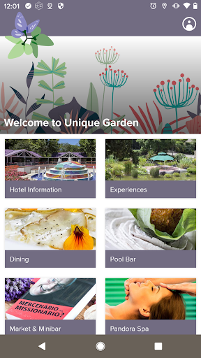 Android application Unique Garden screenshort