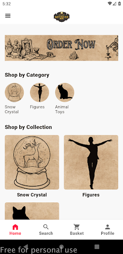 Android application Antiques Store screenshort