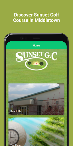 Android application Sunset Golf screenshort