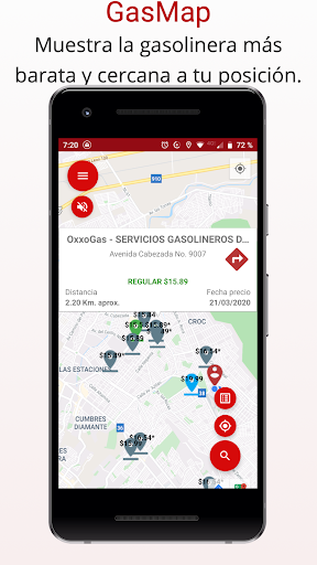 GasMap:Precios Gasolina México Screen 2