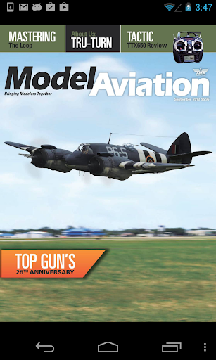 Android application Model Aviation Magazine screenshort
