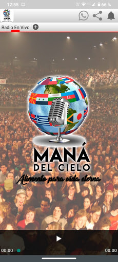 Android application MANÁ DEL CIELO RADIO screenshort