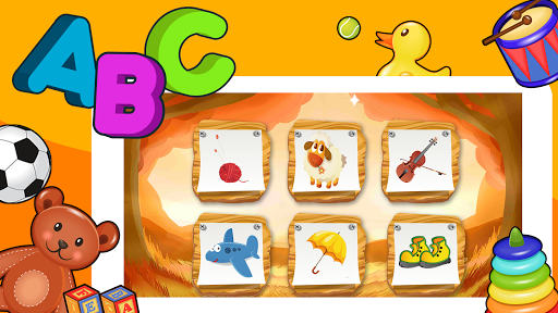 Android application Kids learn ABC English screenshort