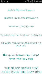 Color Fonts for FlipFont For PC installation