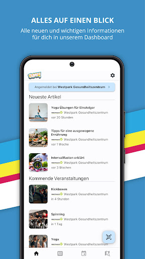 JUMP! Gesundheitsmanagement Screen 2
