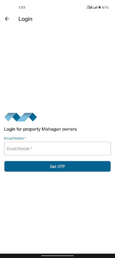 Mahagun Customer App Screen 2