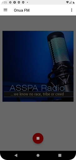 Android application ASSPA RADIO screenshort