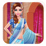 dress up games indian  and make up game for girls icon