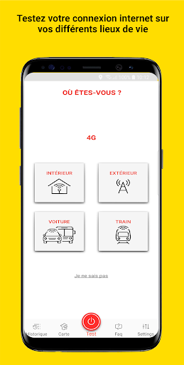 DébiTest : testeur de connexio Screen 2