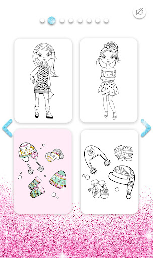 Girls Coloring Book for Kids Glitter 1.1.6.5 screenshots 2