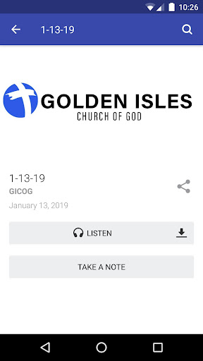 Golden Isles Church Of God Screen 3