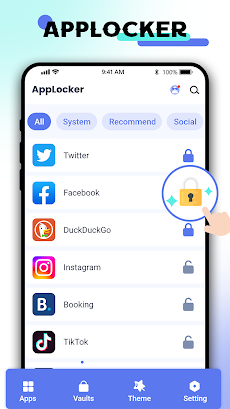 アプリのロック: アプリをロックする、指紋パスワードのおすすめ画像2