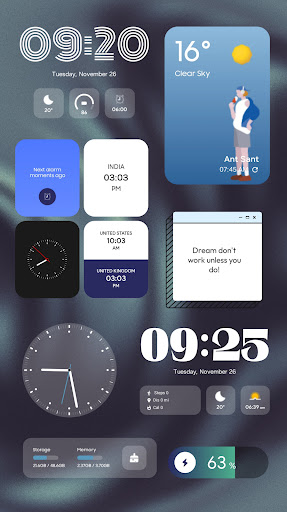 OneUI 7 KWGT LiTE Screenshot 2 - AppWisp.com