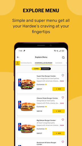 Hardee's Saudi Arabia - Online Screenshot 3 - AppWisp.com