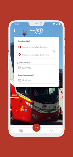 Android application Buses JM screenshort