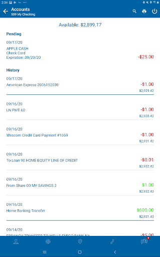 Wescom Credit Union Mobile