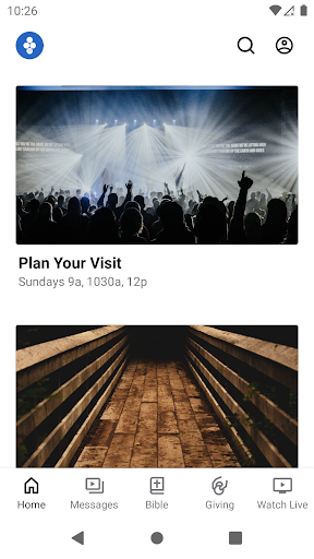 Android application Church 3TwentyOne screenshort