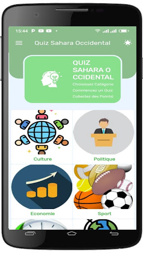 Android application Quiz Sahara Occidental screenshort